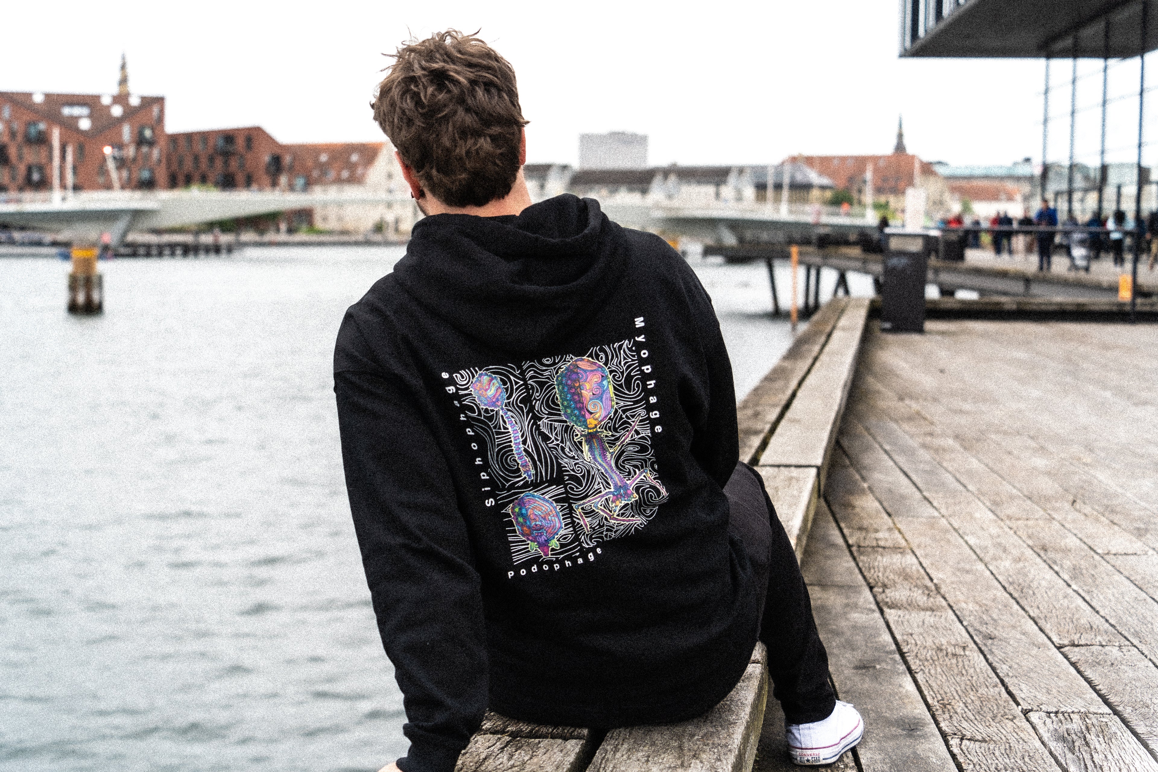 Phage Cocktail Retro Hoody